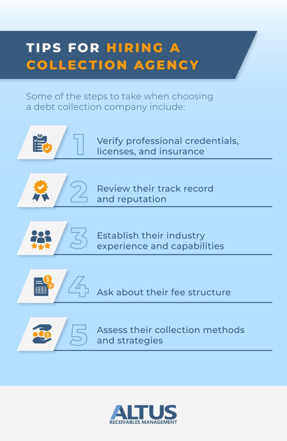 How to Choose the Right Debt Collection Agency | Altus