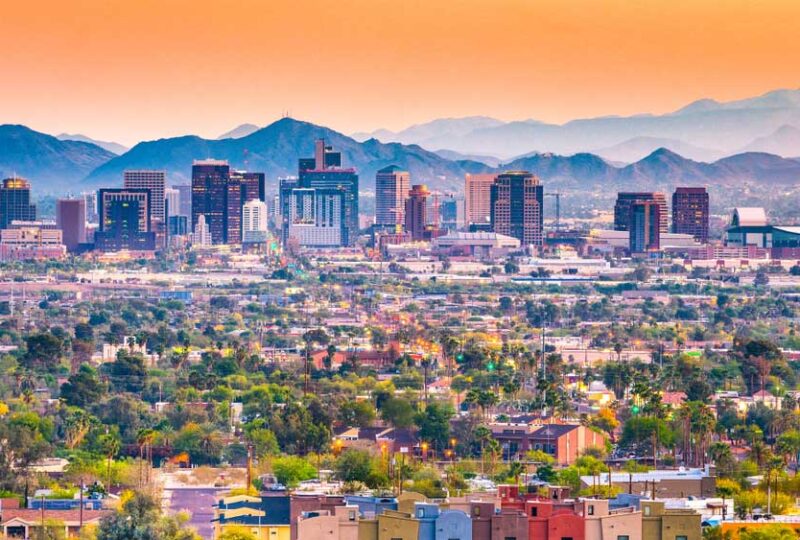 Phoenix, AZ skyline