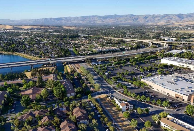 Aerial view of San Jose, CA