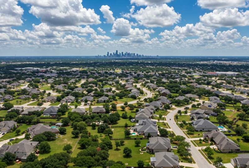 Aerial view of Spring, TX