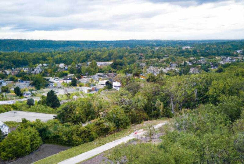 Aerial view of Twinsburg, OH
