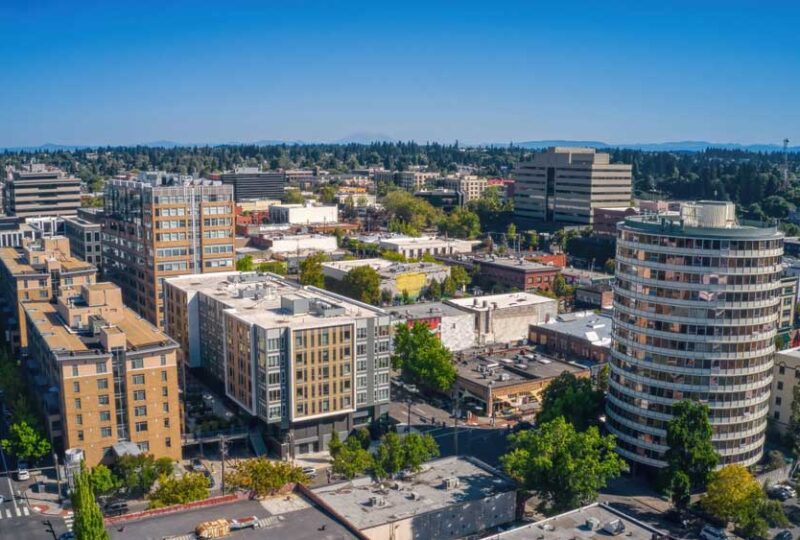 Aerial view of Vancouver, WA