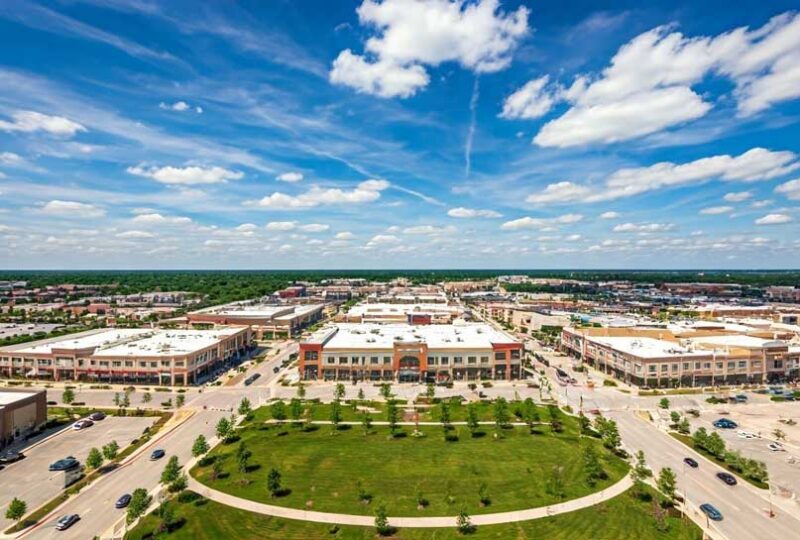 Aerial view of Westfield Center, OH